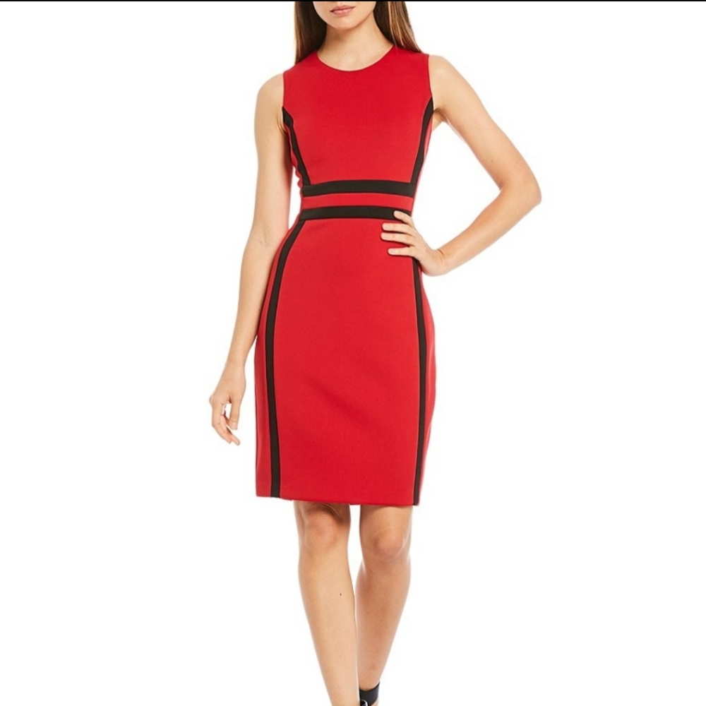 Colorblock sheath dress - Picture 6 of 6